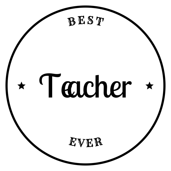 Best Teacher Ever SVG cut file on a cutting mat