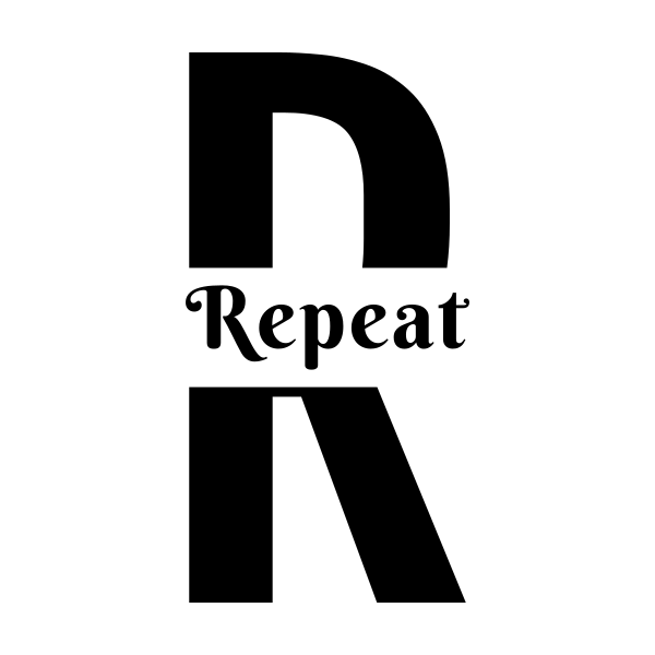 Coffee Teach Repeat SVG cut file on a cutting mat