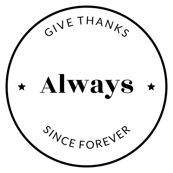 Give Thanks Always SVG cut file