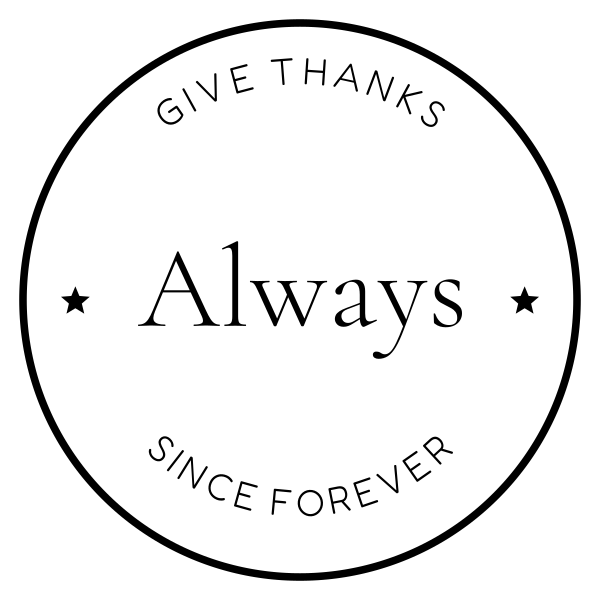 Give Thanks Always SVG cut file