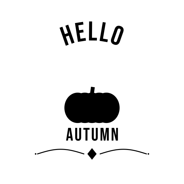 Hello Autumn SVG cut file