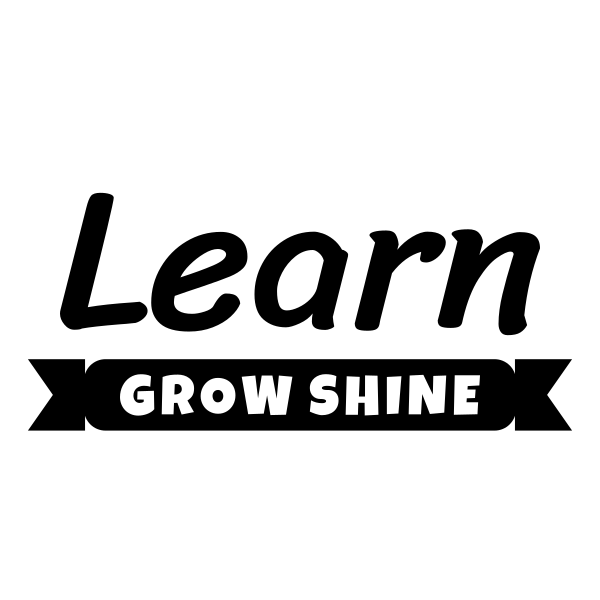 Learn Grow Shine SVG cut file