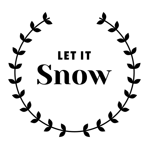 Let It Snow SVG cut file