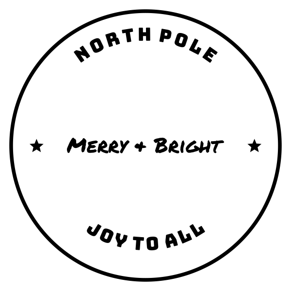Merry & Bright SVG cut file
