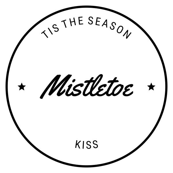 Mistletoe Kiss SVG cut file