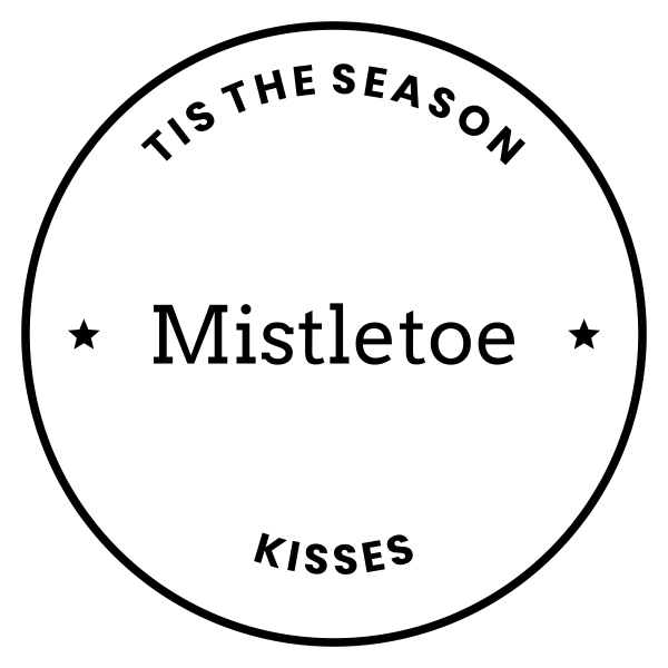 Mistletoe Kisses SVG cut file