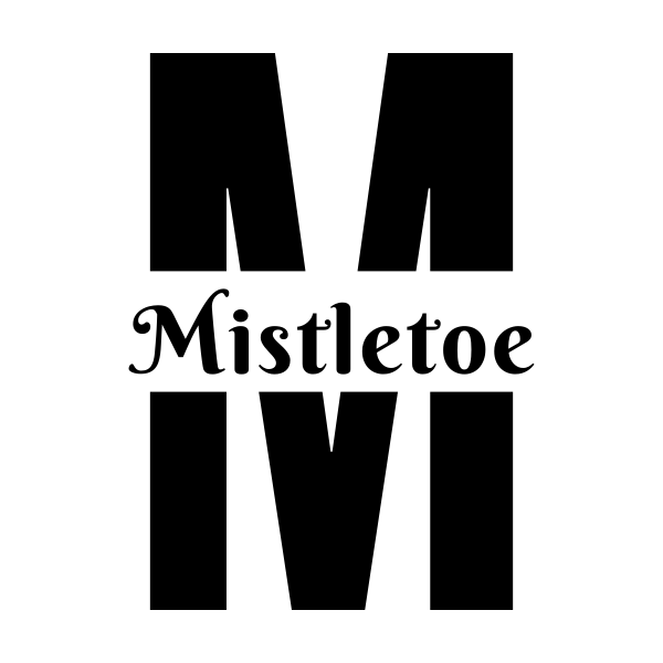 Mistletoe Kisses SVG cut file
