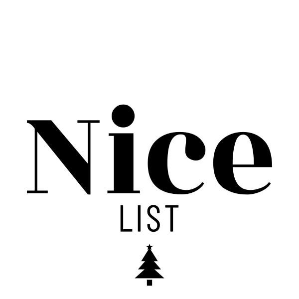 Nice List Stacked SVG cut file