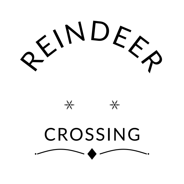 Reindeer Crossing SVG cut file