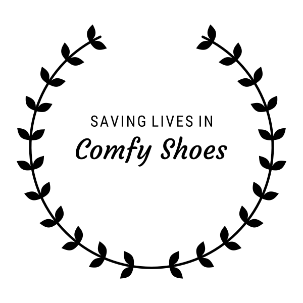 Saving Lives In Comfy Shoes SVG cut file