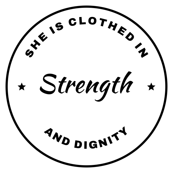 She Is Clothed In Strength And Dignity SVG cut file