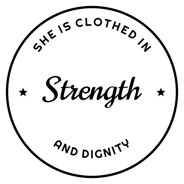 She Is Clothed In Strength And Dignity SVG cut file