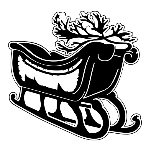 Sleigh SVG cut file