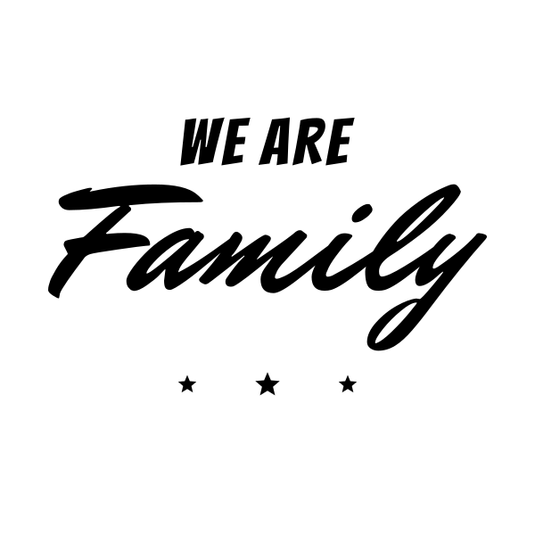We Are Family SVG cut file