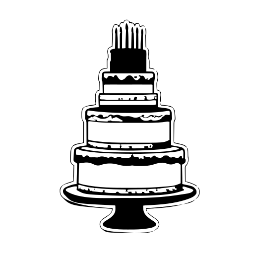 Wedding Cake SVG cut file